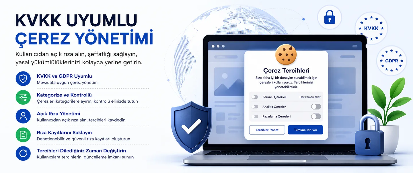 Web Sitemde KVKK Kapsamında Çerez Yönetim Uygulaması Kullanmalı mıyım?