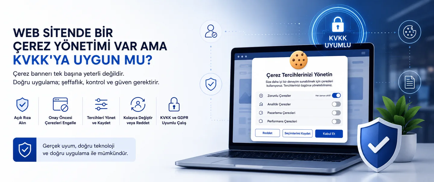 Web Sitemde Bir Çerez Yönetimi Var Ama KVKK'ya Uygun mu? Nasıl Anlarım?