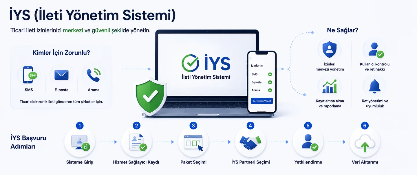 İYS (İleti Yönetim Sistemi) Nedir, Nasıl Çalışır? Başvuru Adımları Nelerdir?